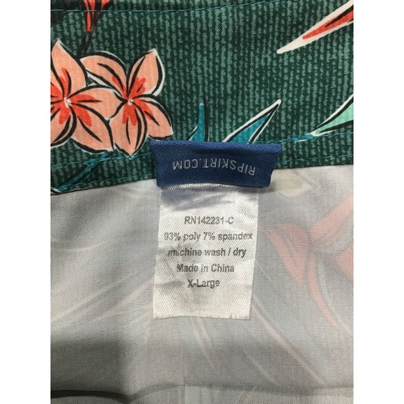 RipSkirt Hawaii Vintage Bali Jungle Wrap Skirt Length 2 XL Beach Vacation Travel - Picture 6 of 6